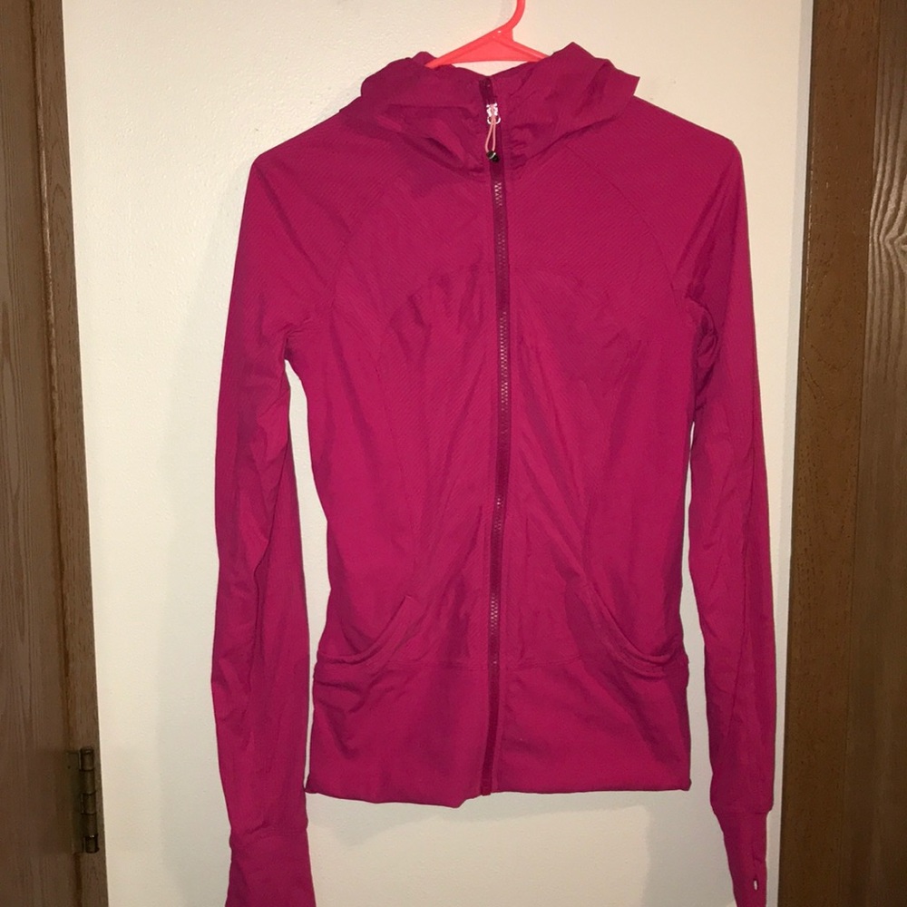 Lululemon hot pink zip-up